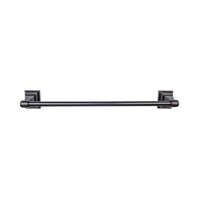 Top Knobs STK6BSN Stratton Bath 18" Single Towel Bar - Tuscan Bronze