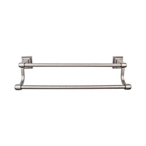 Top Knobs STK7BSN Stratton Bath 18" Double Towel Bar