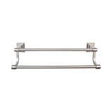 Top Knobs STK7BSN Stratton Bath 18" Double Towel Bar - Brushed Satin Nickel