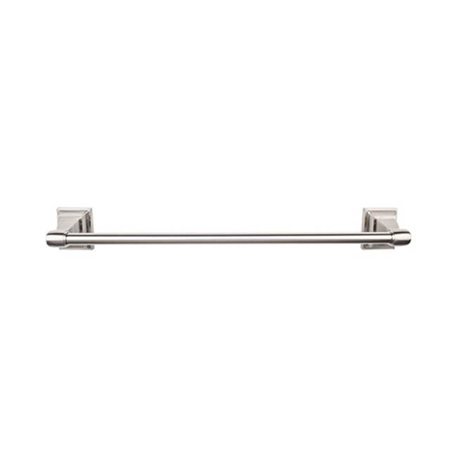 Top Knobs STK8BSN Stratton Bath 24" Single Towel Bar - Brushed Satin Nickel