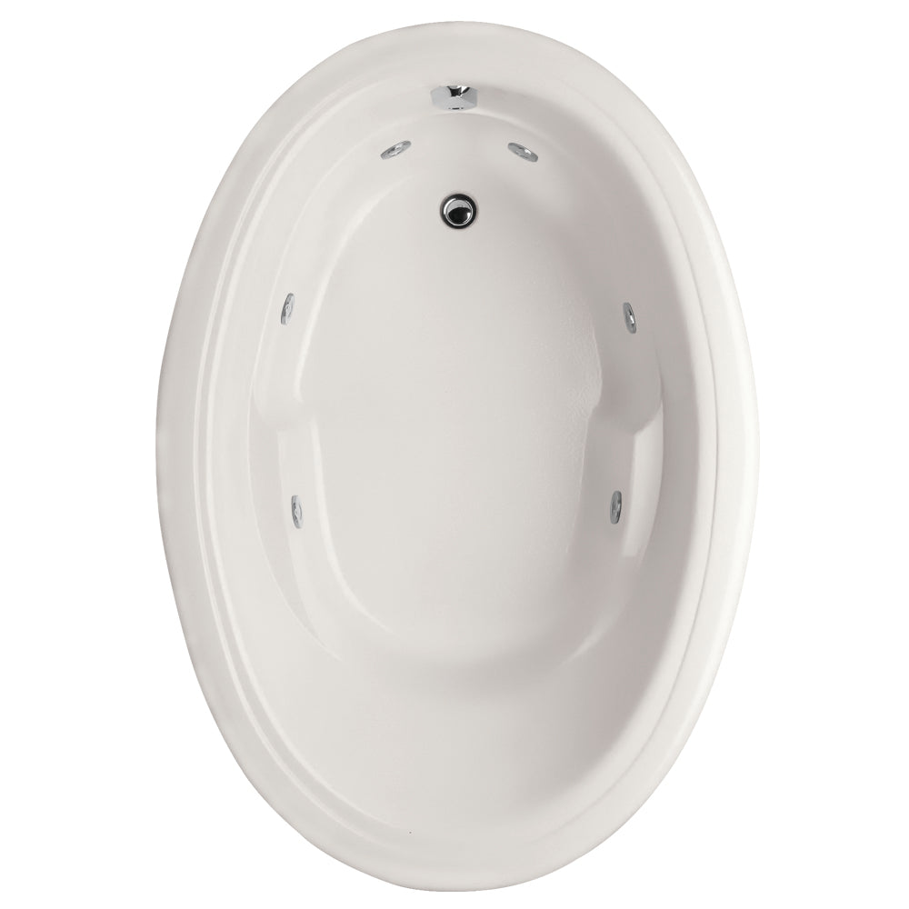 Hydro Systems STO6042AWP-BON STUDIO OVAL 6042 AC W/WHIRLPOOL SYSTEM-BONE