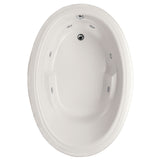 Hydro Systems STO6642AWP-BON STUDIO OVAL 6642 AC W/WHIRLPOOL SYSTEM-BONE