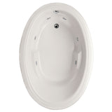 Hydro Systems STO7242AWP-BON STUDIO OVAL 7242 AC W/WHIRLPOOL SYSTEM-BONE
