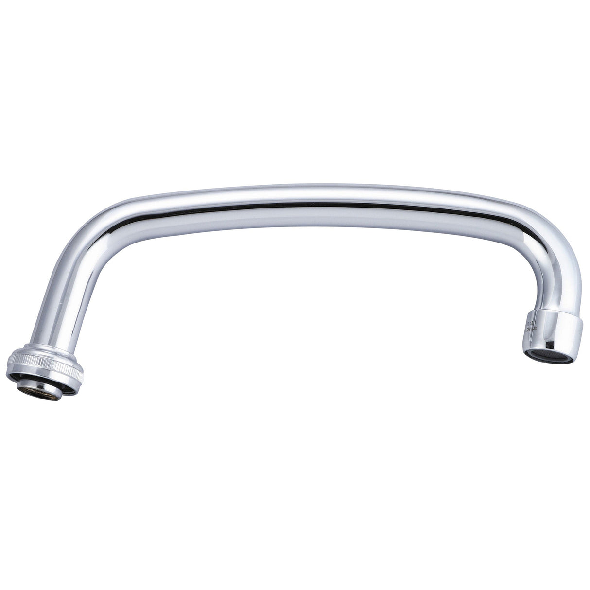 Central Brass SU-363-RA 8" Swivel Tube Spout With Aerator in Polished Chrome