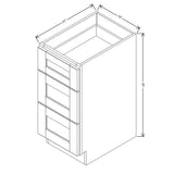 Crème Glazed SVA15D - J&K Cabinetry