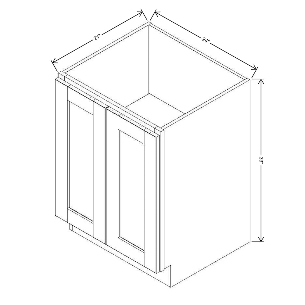 Crème Glazed SVA24P - J&K Cabinetry