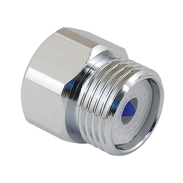 SVAF12MF 1/2-Inch M X 1/2-Inch F Anti Flood Brass Adapter for Supply Line, Polished Chrome