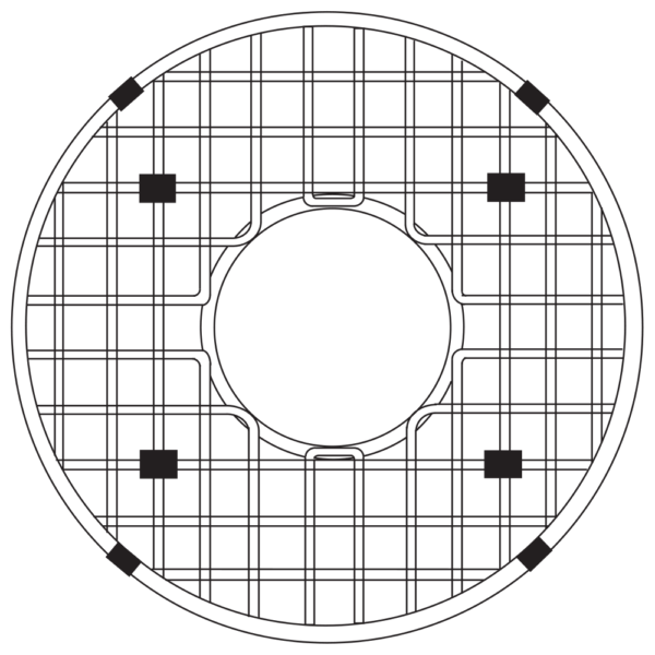 Hamat - SWG-14R - 13 3/4" x 13 3/4" Wire Grate/Bottom Grid