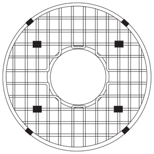 Hamat - SWG-14R - 13 3/4" x 13 3/4" Wire Grate/Bottom Grid