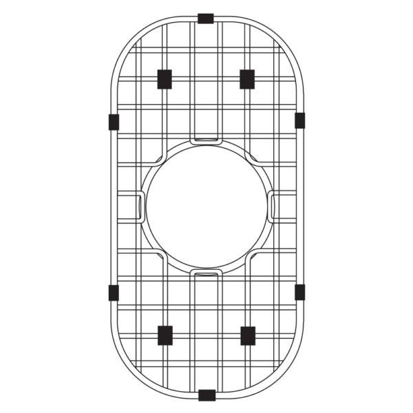 Hamat - SWG-715 - 6 1/4" x 14 5/8" Wire Grate/Bottom Grid