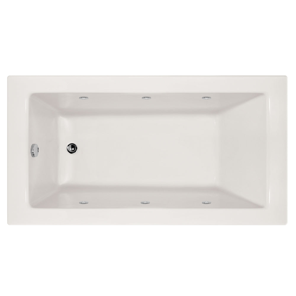 Hydro Systems SYD6030ACOS-WHI-LH SYDNEY 6030 AC W/COMBO SYSTEM - SHALLOW DEPTH -WHITE-LEFT HAND