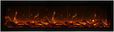 Amantii SYM-88-XT Symmetry Xtra Tall Smart Electric  88" Indoor / Outdoor WiFi Enabled Fireplace, Featuring a MultiFunction Remote Control , Multi Speed Flame Motor, and a Selection of Media Options