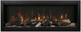 Amantii SYM-60-XT Symmetry Xtra Tall Smart Electric  60" Indoor / Outdoor WiFi Enabled Fireplace, Featuring a MultiFunction Remote Control , Multi Speed Flame Motor, and a Selection of Media Options