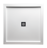 Americh S4242FS-WH 42" x 42" Free Standing DS Base w/Square Drain - White