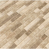 Sandhills interlocking 11.81X11.81 glass mesh mounted mosaic tile SMOT-GLSIL-SAND6MM product shot multiple tiles angle view