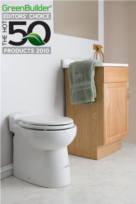 Saniflo Sanicompact C4 One-Piece UpFlush Toilet and Macerator