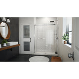 DreamLine Sapphire-V 56 - 60 in. W x 76 in. H Bypass Shower Door in Chrome and Clear Glass