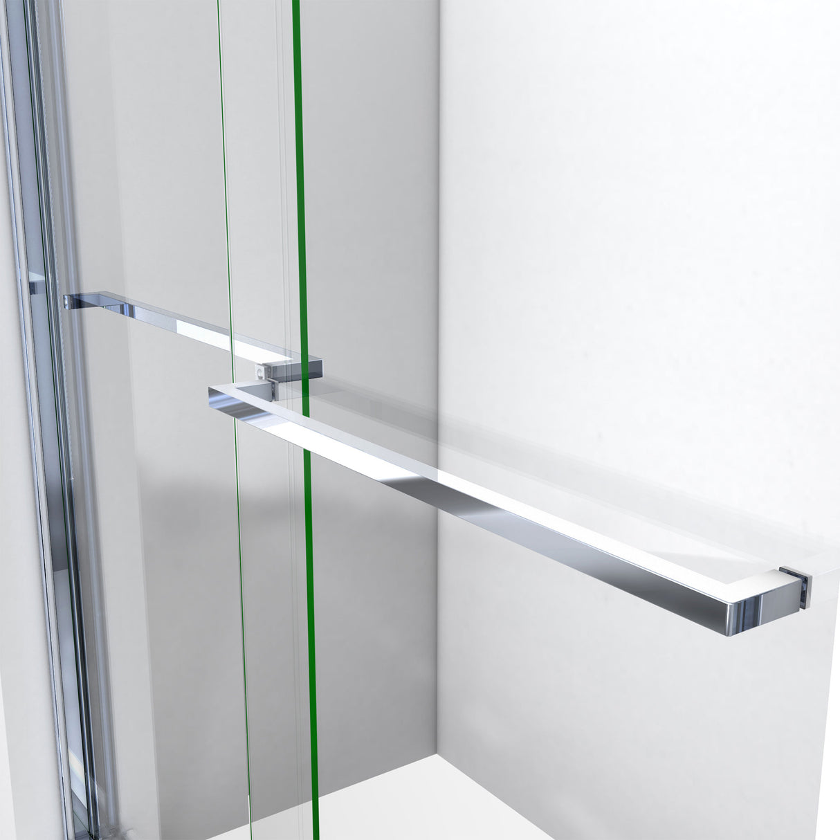 DreamLine Sapphire 56-60 in. W x 76 in. H Semi-Frameless Bypass Shower Door in Chrome