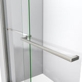 DreamLine Sapphire 56-60 in. W x 76 in. H Semi-Frameless Bypass Shower Door in Brushed Nickel