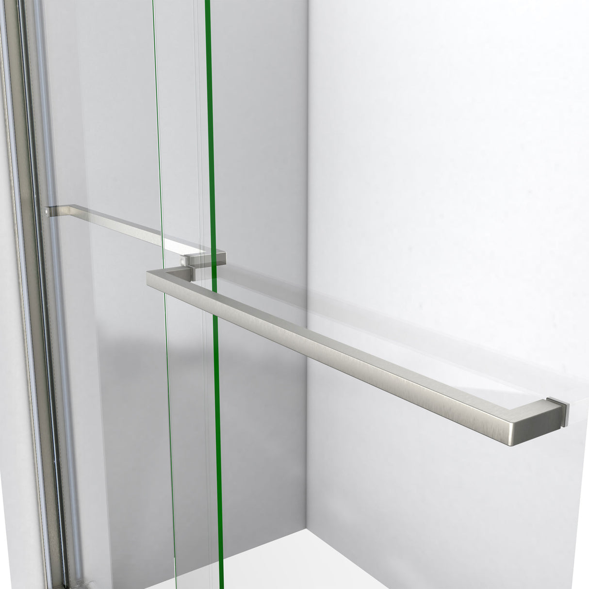 DreamLine Sapphire 44-48 in. W x 76 in. H Semi-Frameless Bypass Shower Door in Brushed Nickel