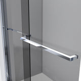 DreamLine Sapphire 56-60 in. W x 60 in. H Semi-Frameless Bypass Tub Door in Chrome and Gray Glass