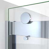 DreamLine Sapphire-V 56 - 60 in. W x 62 in. H Bypass Tub Door in Chrome and Clear Glass