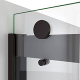 DreamLine Sapphire-V 50 - 54 in. W x 76 in. H Bypass Shower Door in Oil Rubbed Bronze and Clear Glass