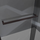 DreamLine Sapphire-V 56 - 60 in. W x 62 in. H Bypass Tub Door in Oil Rubbed Bronze and Gray Glass