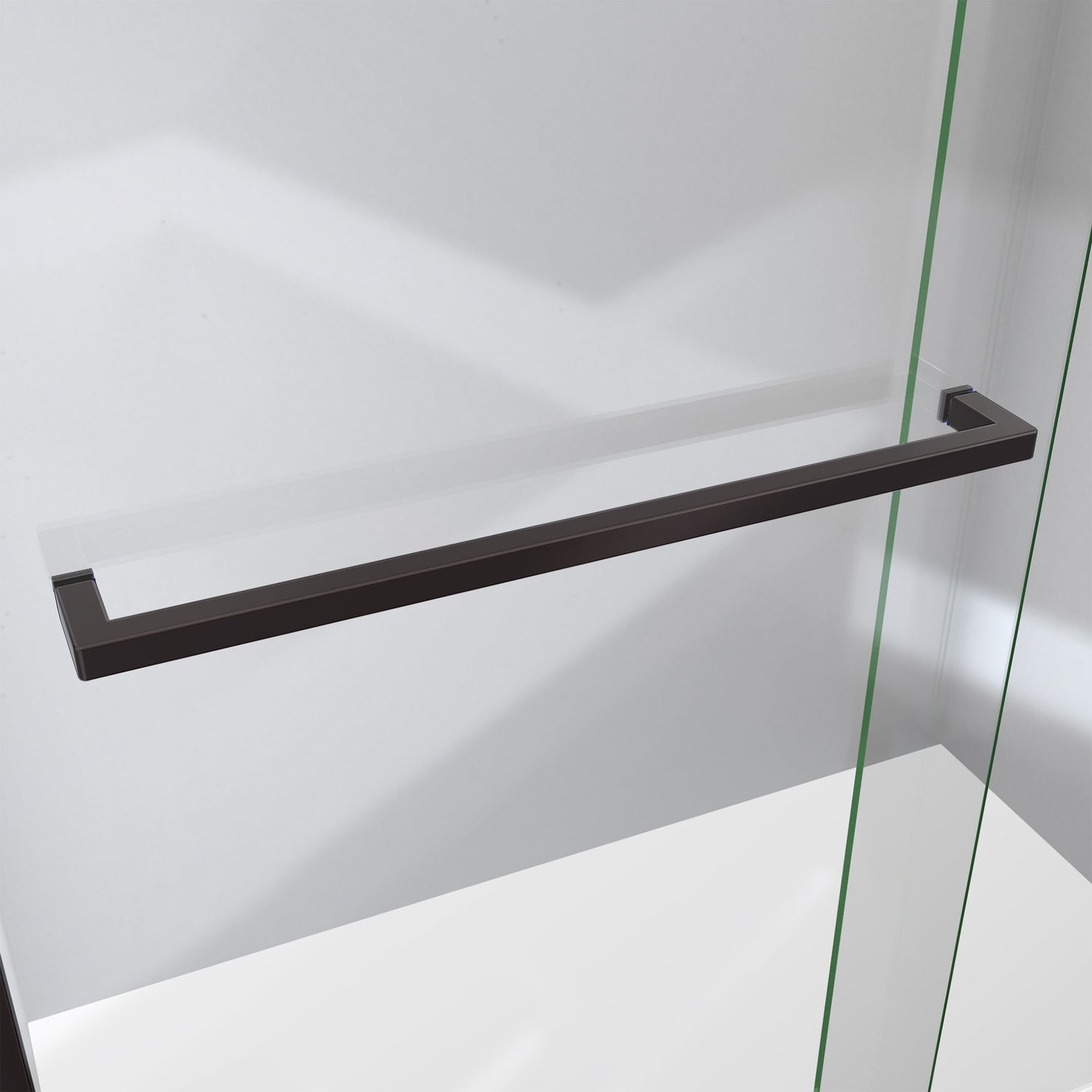DreamLine Sapphire-V 56 - 60 in. W x 62 in. H Bypass Tub Door in Oil Rubbed Bronze and Clear Glass
