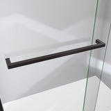DreamLine Sapphire-V 56 - 60 in. W x 62 in. H Bypass Tub Door in Oil Rubbed Bronze and Clear Glass