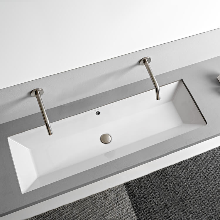 48 Inch Trough Undermount Sink