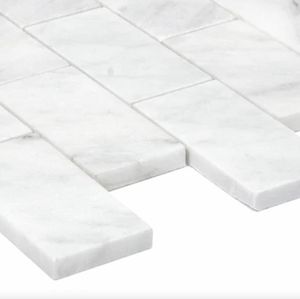 Blanco 12" x 12" Marble Mosaic Wall Tile