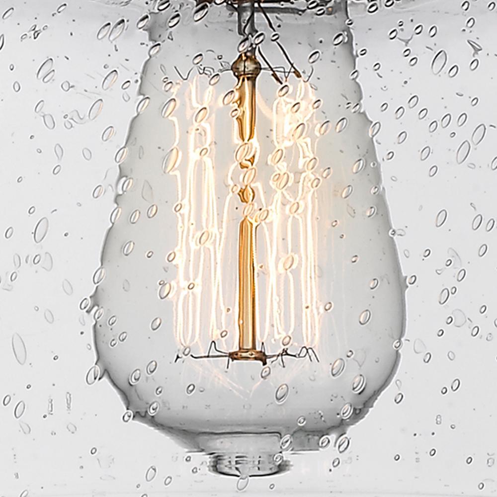 Innovations Lighting Ballston Large Cone LED 48 inch Black Antique Brass Island Light Ceiling Light in Seedy Glass 916-4I-BAB-G44-LED