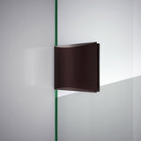 DreamLine Prism Lux 38 in. x 72 in. Fully Frameless Neo-Angle Hinged Shower Enclosure in Oil Rubbed Bronze