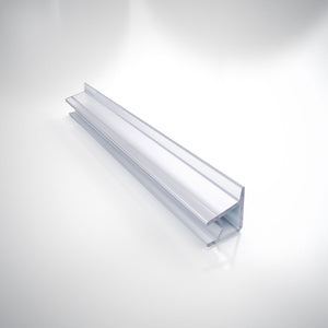 Clear Vinyl Seal with a Flexible Fin, 69 5/8 in. Length, for 1/4 in. (6 mm.) Glass Shower Door