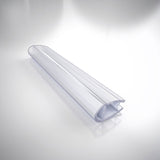Clear Bumper Seal, 96 in. Length, for 3/8 in. (10 mm.) Glass Shower Door