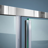 Black Magnetic Strike Vinyl, 76 in. Length, for 3/8 in. (10 mm.) Glass Shower Door