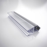 Black Magnetic Strike Vinyl, 76 in. Length, for 3/8 in. (10 mm.) Glass Shower Door