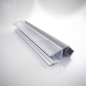 Black Magnetic Strike Vinyl, 76 in. Length, for 3/8 in. (10 mm.) Glass Shower Door