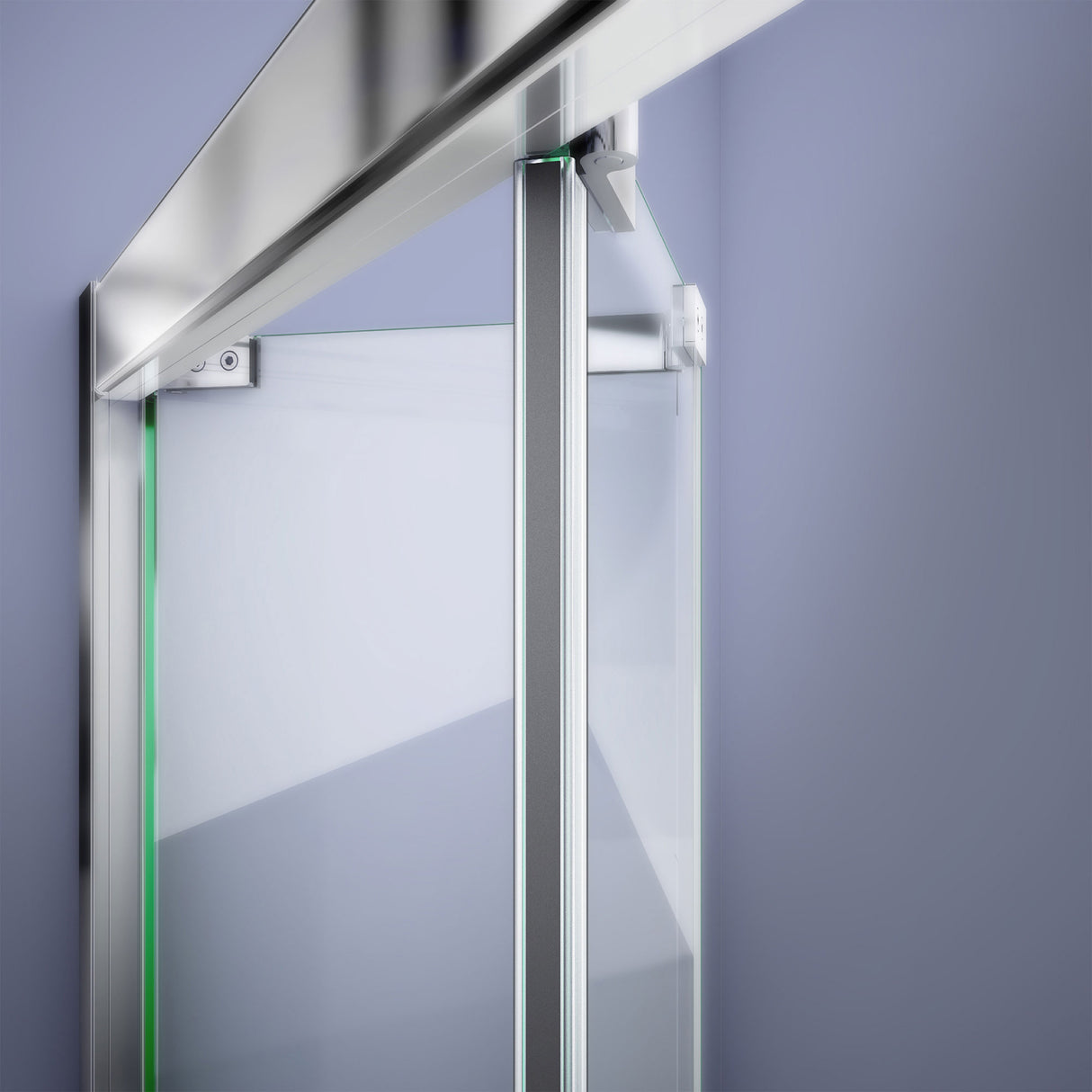 Black Magnetic Strike Vinyl, 76 in. Length, for 1/4 in. (6 mm.) Glass Shower Door