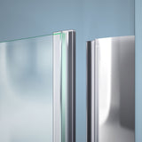 Black Magnetic Strike Vinyl, 76 in. Length, for 3/8 in. (10 mm.) Glass Shower Door