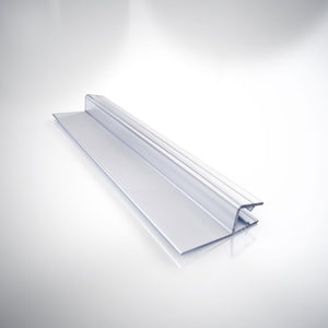 Clear Vinyl Seal with a Flexible Fin, 76 in. Length, for 5/16 in. (8 mm.) Glass Shower Door
