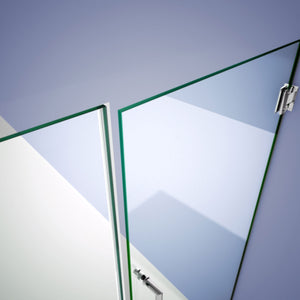 Clear Inline Strike Vinyl, 96 in. Length, for 3/8 in. (10 mm.) Glass Shower Door