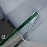 Clear L-Strike with Adhesive Backing, 96 in. Length, for 3/8 in. (10 mm.) Glass Shower Door
