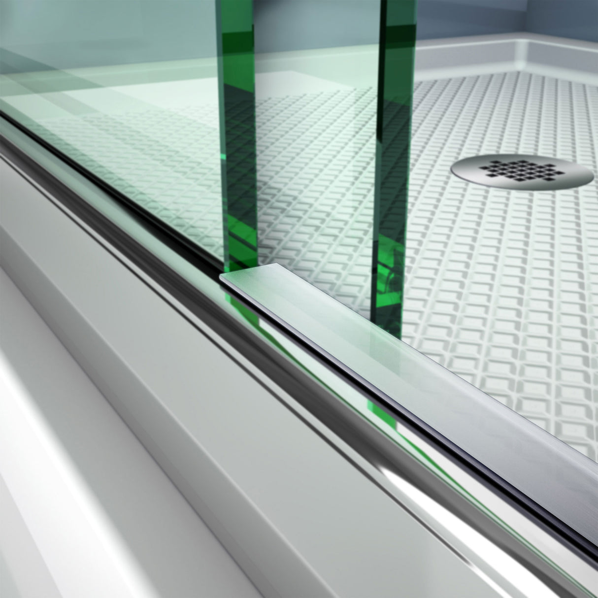 Translucent Vinyl Insert, 30 3/8 in. Length, for 3/8 in. (10 mm.) Glass Shower Door