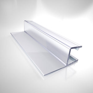 Clear Vinyl Seal, 96 in. Length, for 3/8 in. (10 mm.) Glass Shower Door