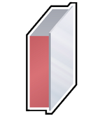 Sidler 10.00404.000 Modello Medicine Cabinet 4" Side Mirror Kit