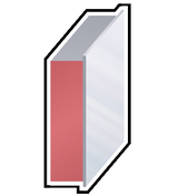 Sidler 10.00316.000 Modello Medicine Cabinet 6" Side Mirror Kit