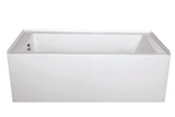 Hydro Systems SYD7232ATO-BON-LH SYDNEY 7232 AC TUB ONLY-BONE-LEFT HAND