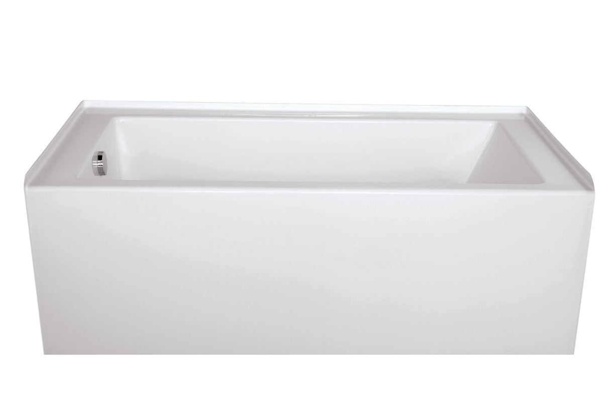 Hydro Systems SYD6030AWPS-WHI-RH SYDNEY 6030 AC W/WHIRLPOOL SYSTEM - SHALLOW DEPTH -WHITE-RIGHT HAND